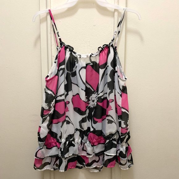 Banana Republic Floral Halter Top/Blouse - Picture 2 of 3
